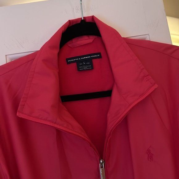 ✨ Ralph Lauren Golf Pink Lightweight Windbreaker Jacket Size Large NWOT ✨ - Picture 2 of 3